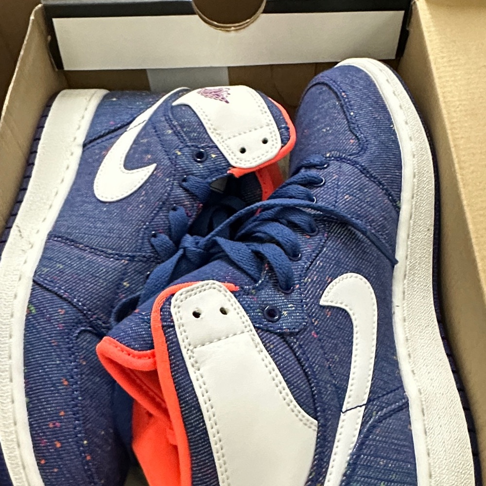 Jordan Kids Sneakers Blue and White